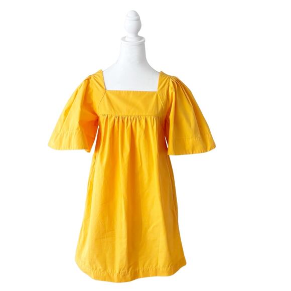Three Graces Sofia Cotton Poplin Sundress 2 Yellow NEW - Picture 2 of 10